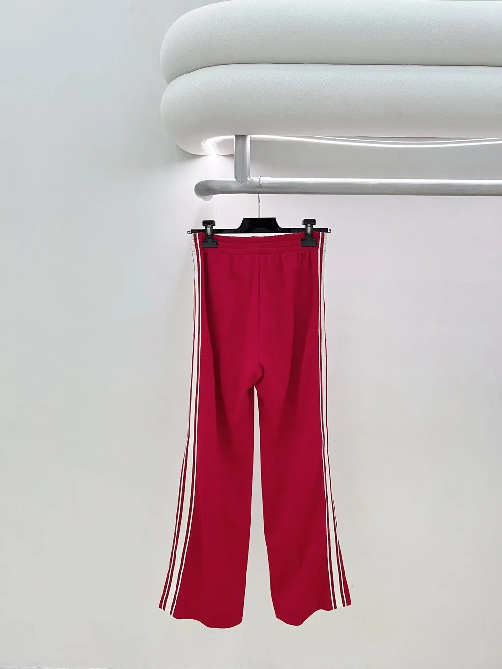 Celine Red Cotton Trousers Red Cotton Very good - Back View