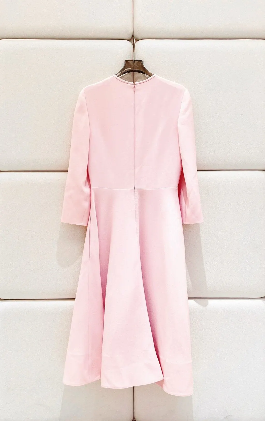 Valentino Pink Silk Dress Pink Silk Very good - Back View