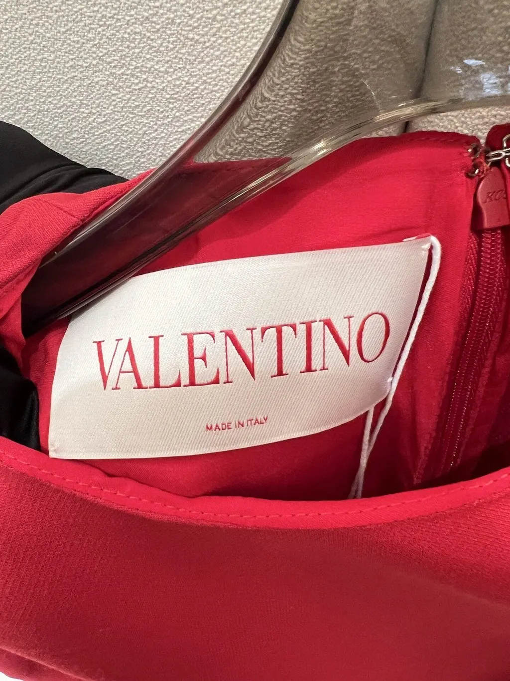 Valentino Red Cotton Dress Red Cotton Very good - Box View