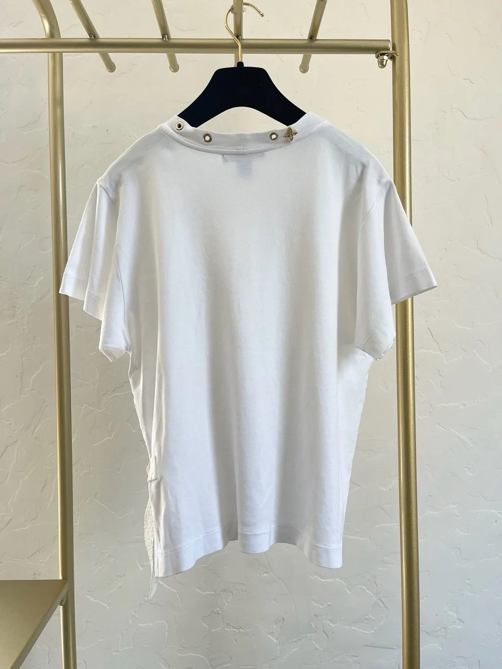 Louis Vuitton White Cotton Top White Cotton Very good - Back View