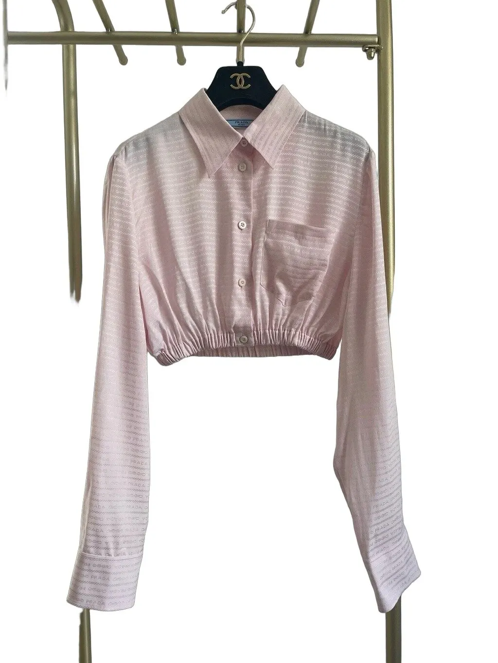 Prada Pink Silk Top Pink Silk Very good - Front View