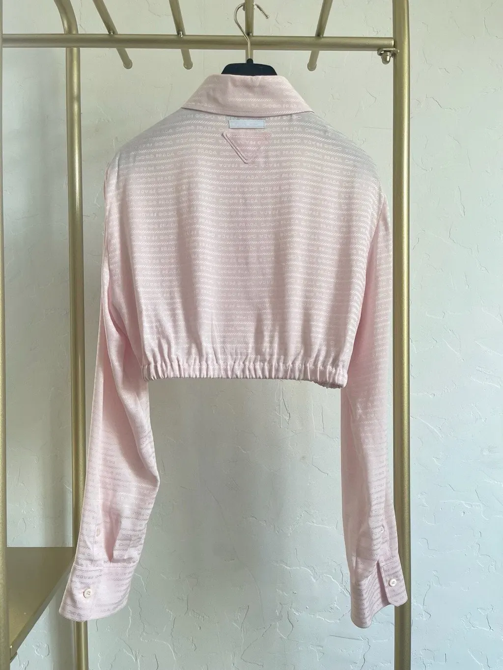 Prada Pink Silk Top Pink Silk Very good - Back View