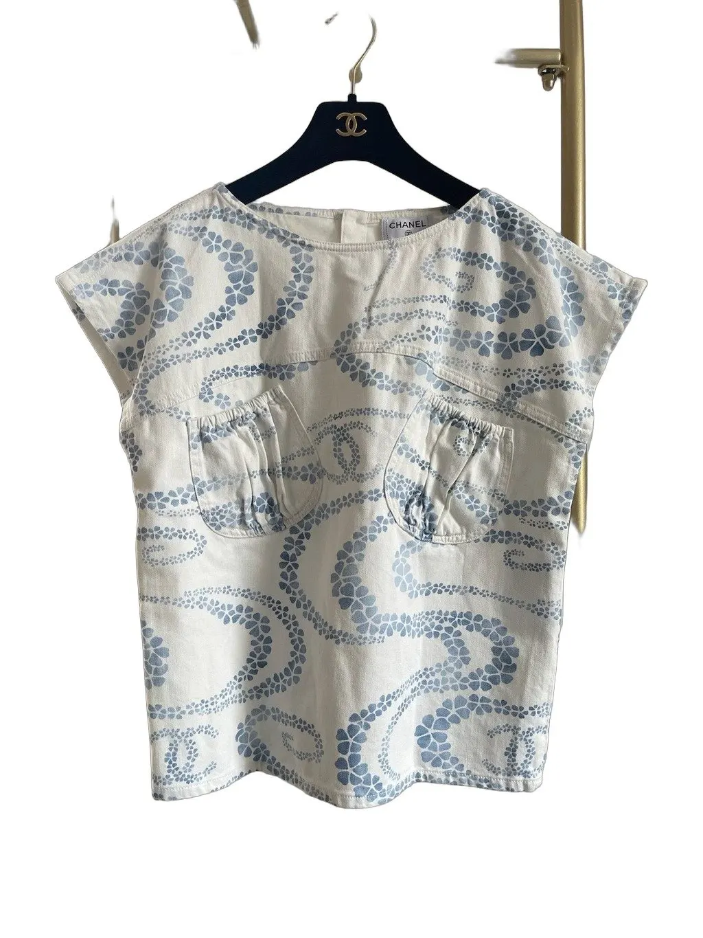 Chanel 25M Viscose Top MultiColor Viscose Very good - Front View