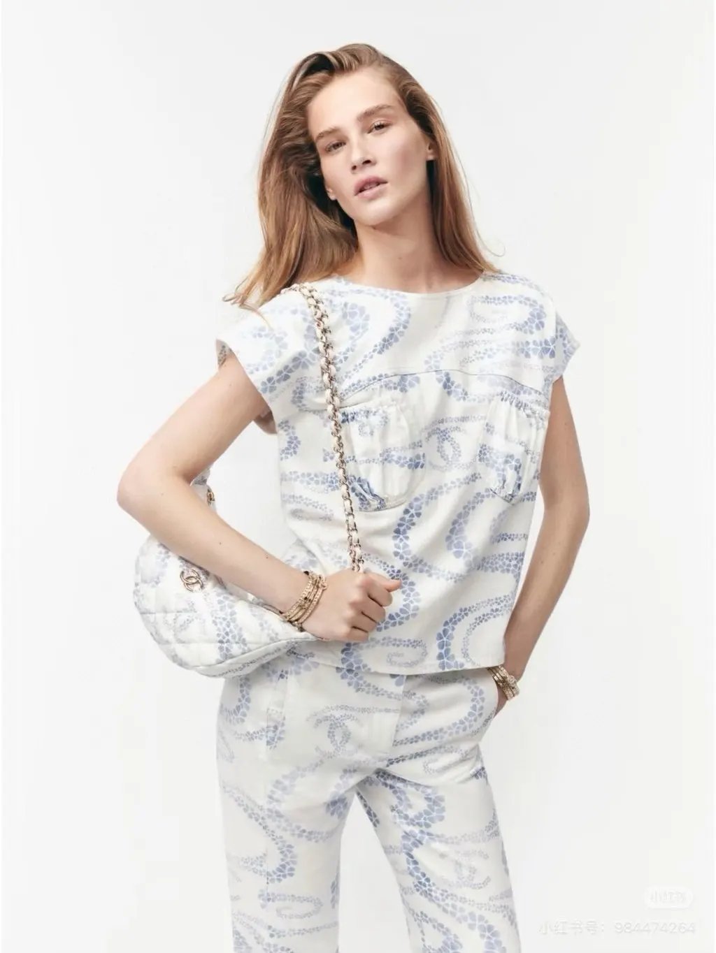 Chanel 25M Viscose Top MultiColor Viscose Very good - Box View