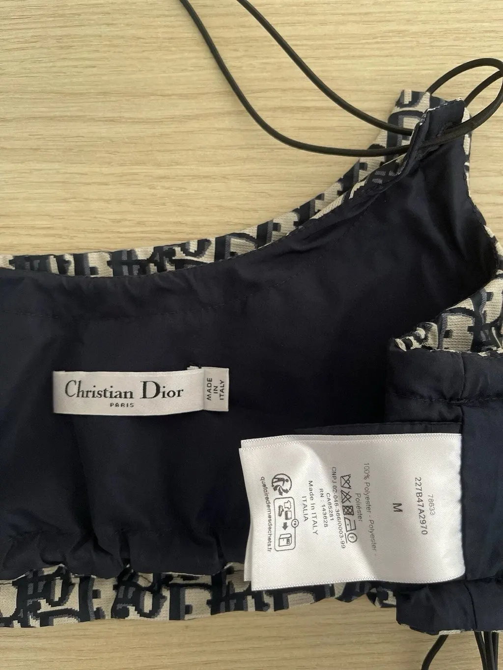 Dior Cotton Top MultiColor Cotton Very good - Inside View