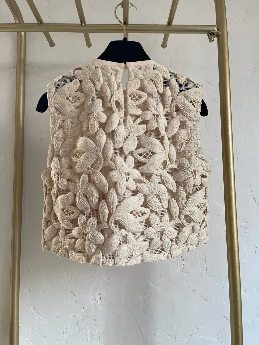 Valentino Beige Wool Knitwear Beige Wool Very good - Back View