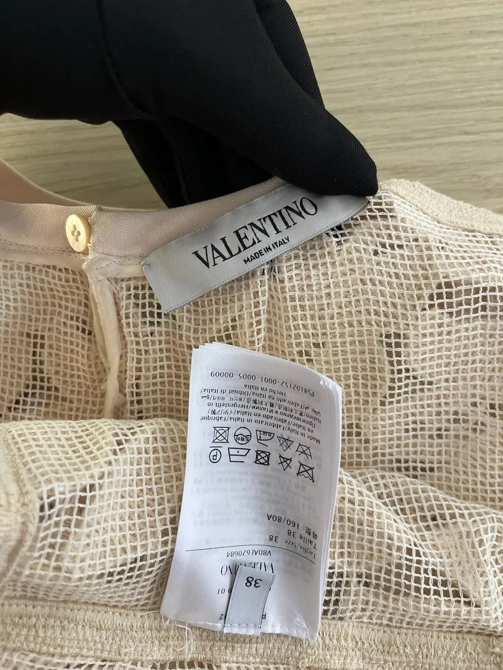 Valentino Beige Wool Knitwear Beige Wool Very good - Inside View