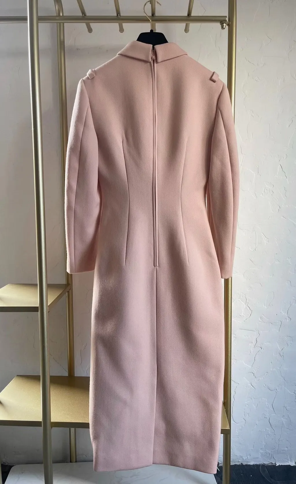 Prada Pink Silk Dress Pink Silk Very good - Back View