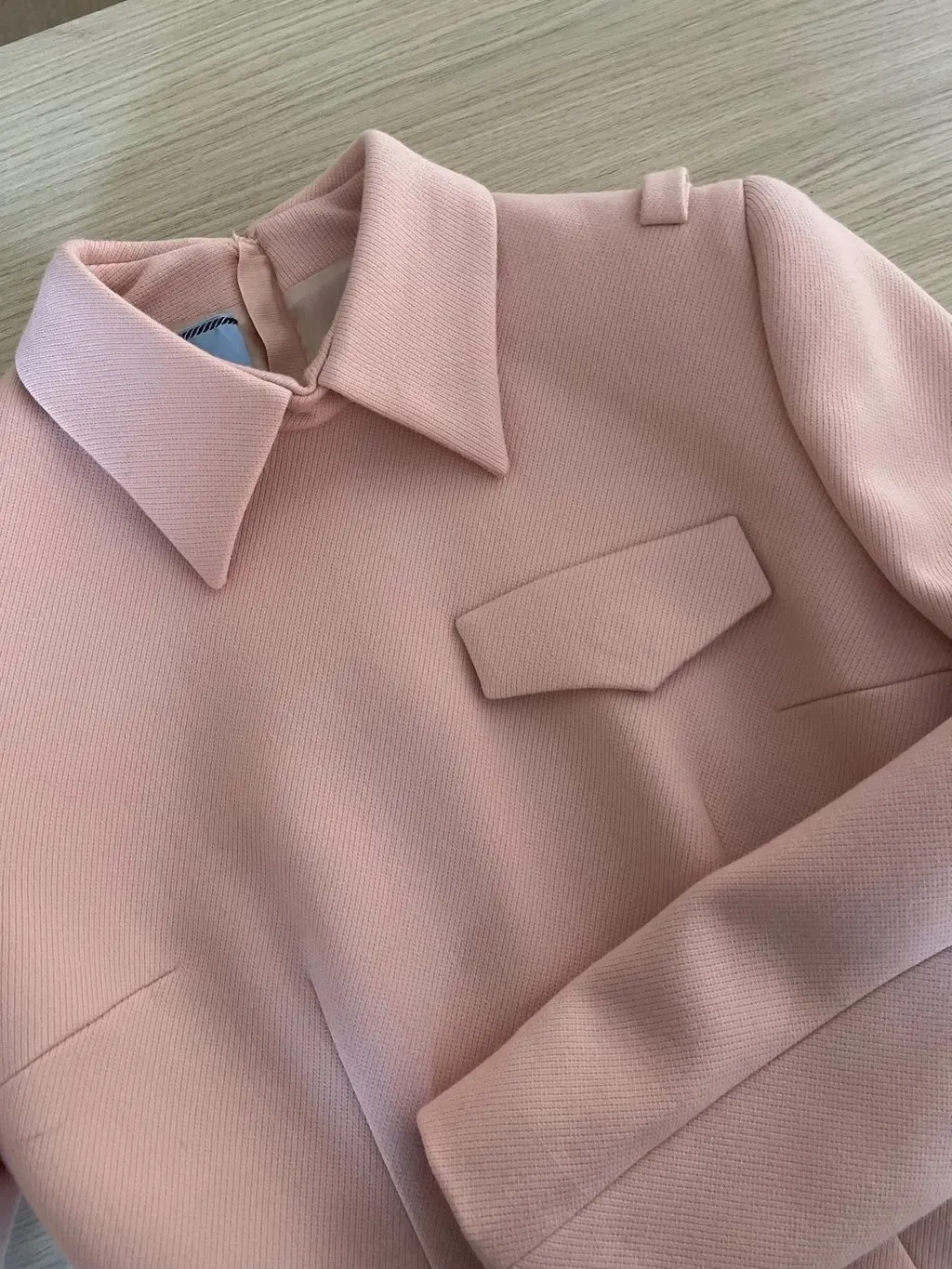 Prada Pink Silk Dress Pink Silk Very good - Model View