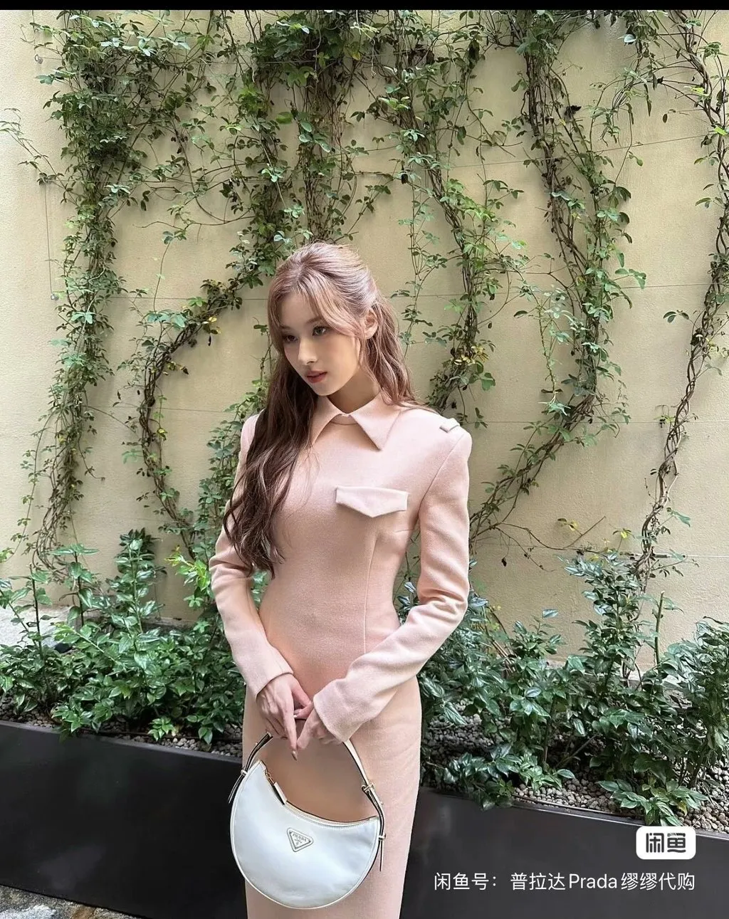 Prada Pink Silk Dress Pink Silk Very good - Box View