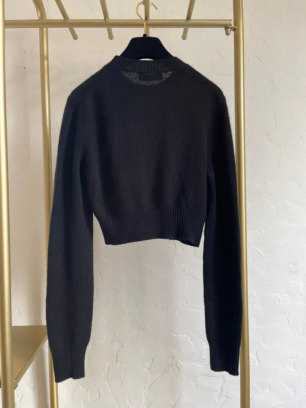 Miu Miu Black Cashmere Knitwear Black Cashmere Very good - Back View