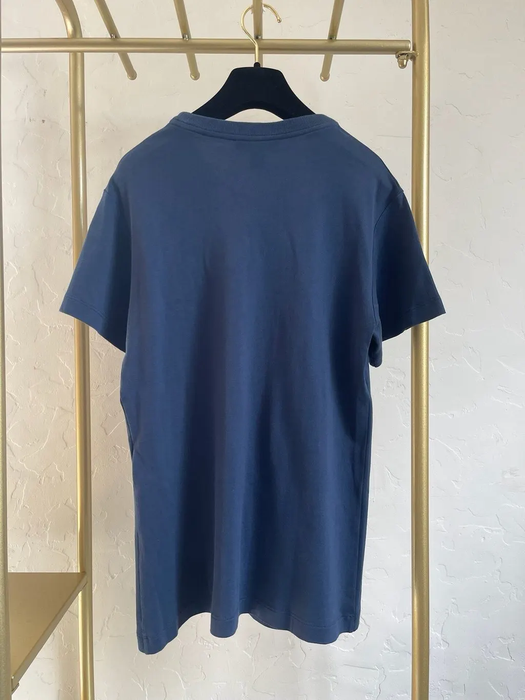Louis Vuitton Blue Cotton Top Blue Cotton Very good - Back View