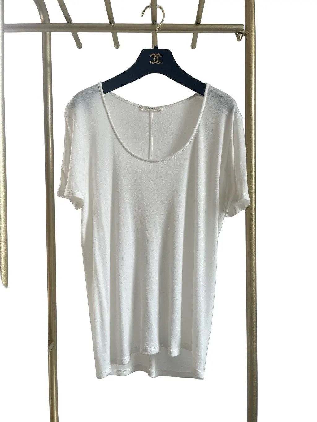 The Row White Cotton Top White Cotton Very good - Front View
