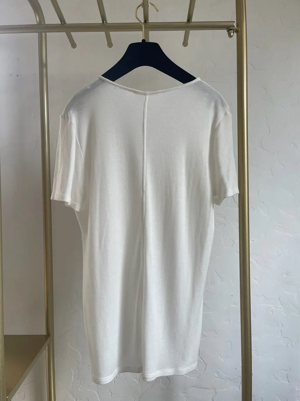 The Row White Cotton Top White Cotton Very good - Back View