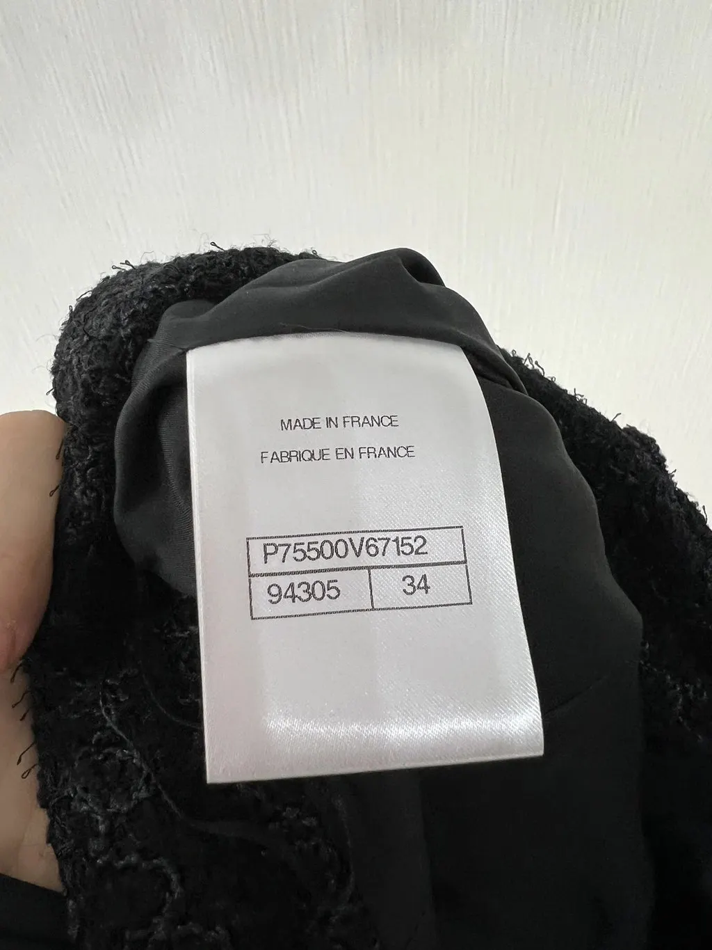 Chanel Black Tweed Shorts Black Tweed Never worn - Box View