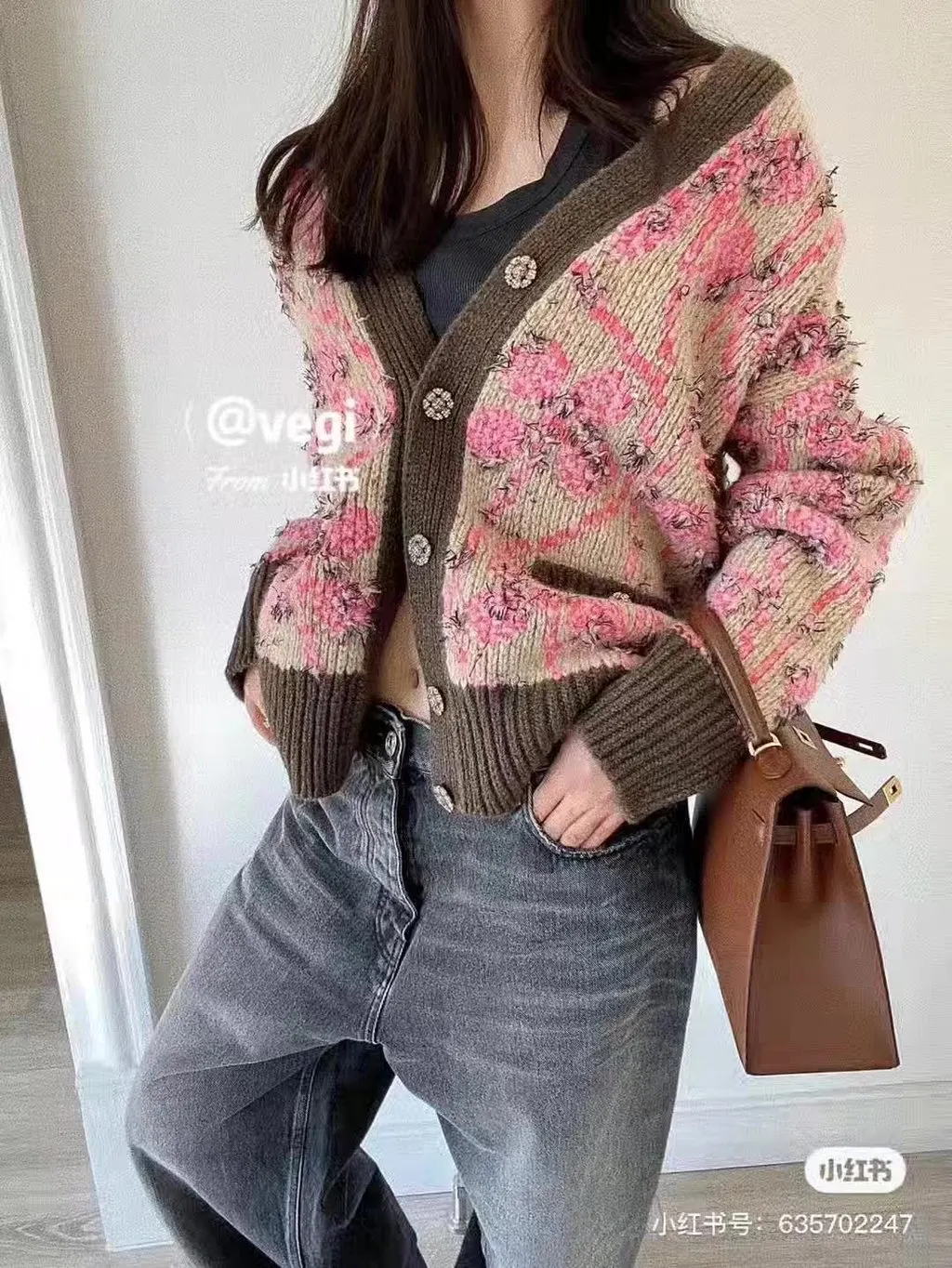 Chanel Pink Wool Knitwear Pink Wool Very good - Inside View