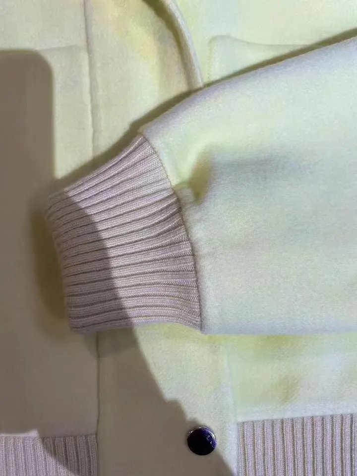Hermès Yellow Cashmere Jacket Yellow Cashmere Never worn - Box View