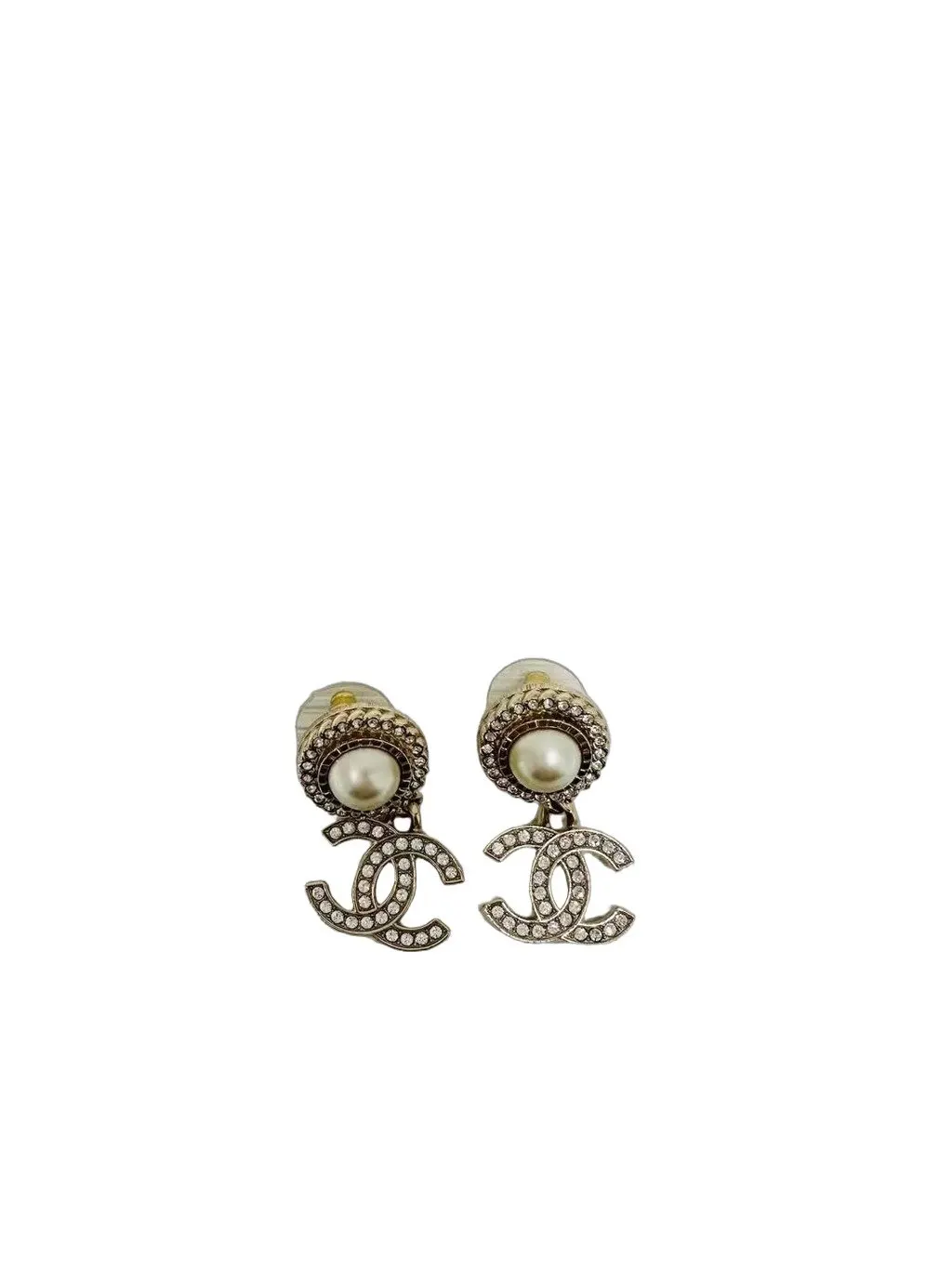 Chanel Gold Metal Earrings