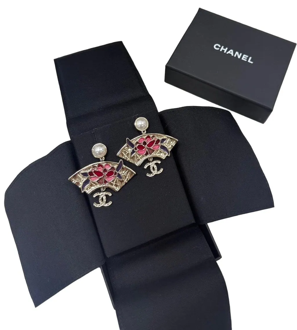Chanel Metal Earrings