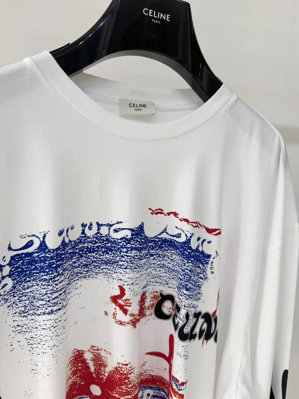Celine White Cotton Top White Cotton Never worn - Back View
