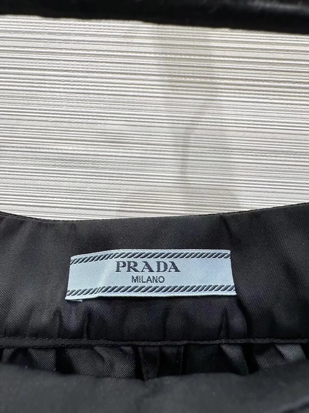Prada Black Polyamide Skirt Black Polyamide Never worn, with tag - Inside View