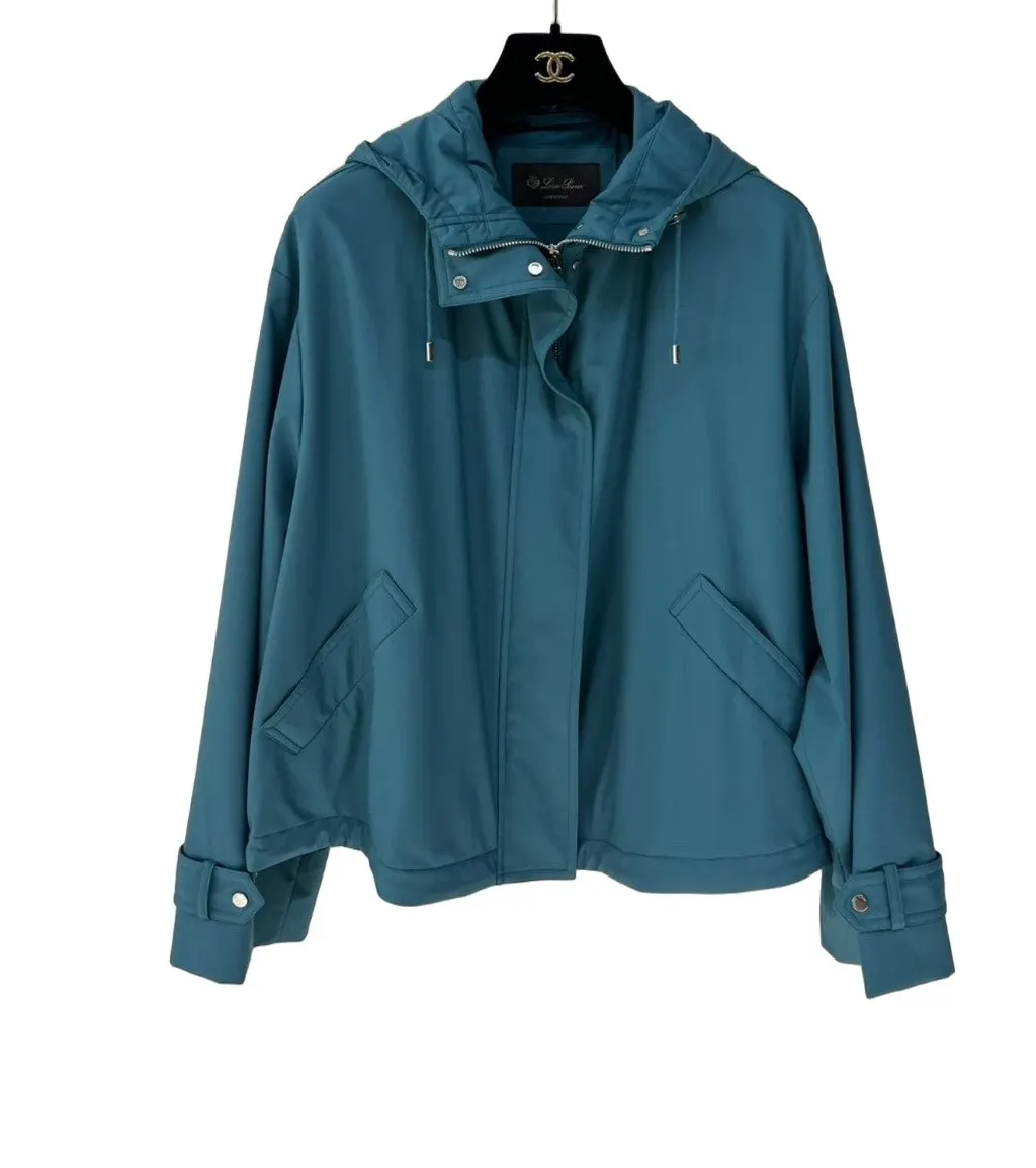 Loro Piana Turquoise Polyamide Jacket