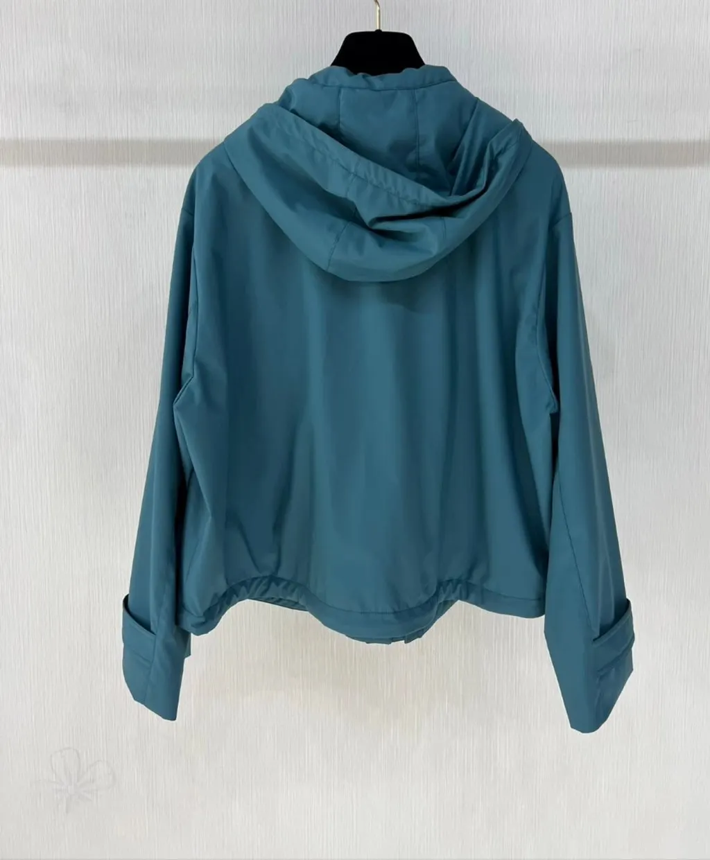 Loro Piana Turquoise Polyamide Jacket Turquoise Polyamide Never worn - Back View