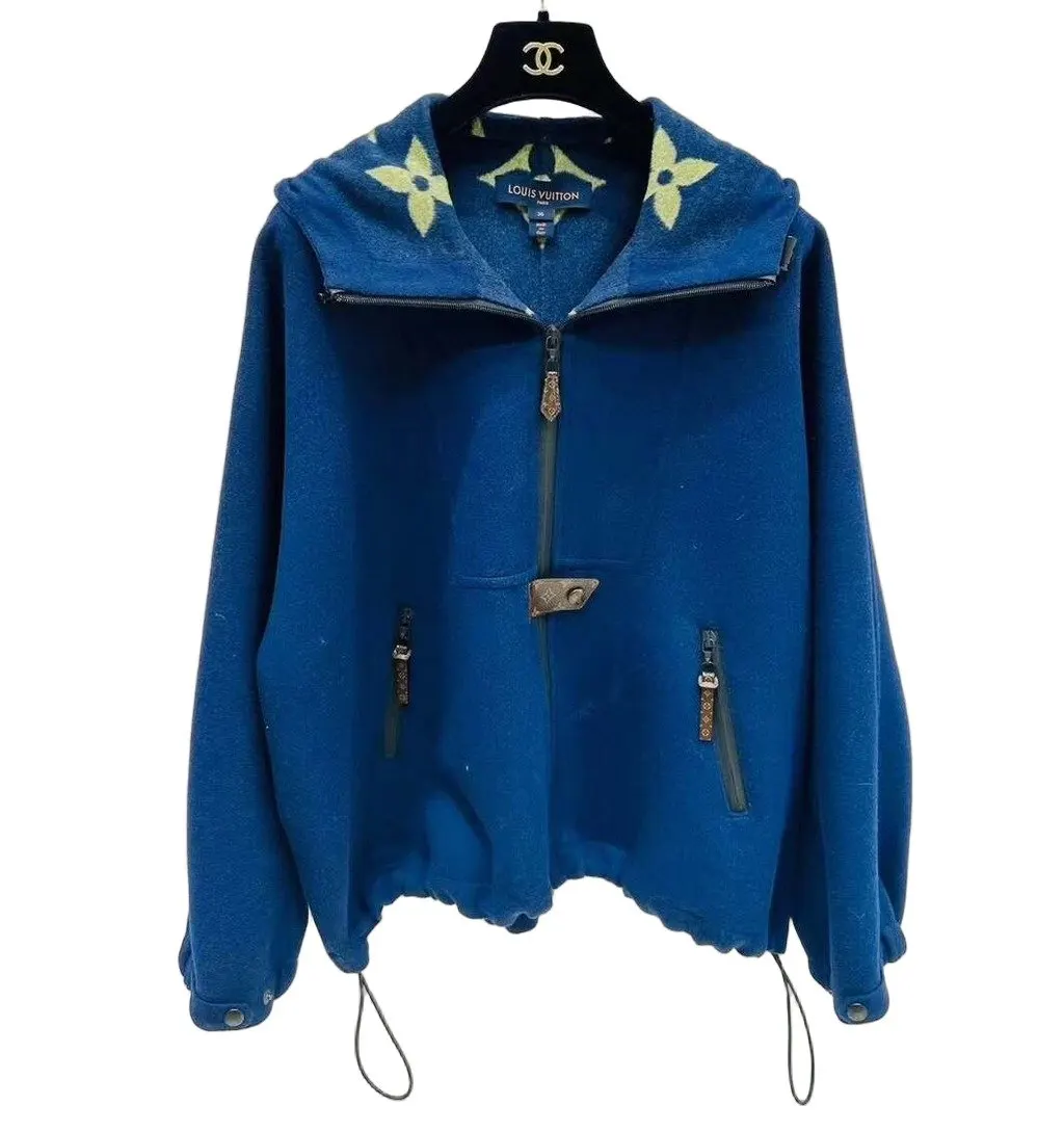 Louis Vuitton Blue Wool Jacket