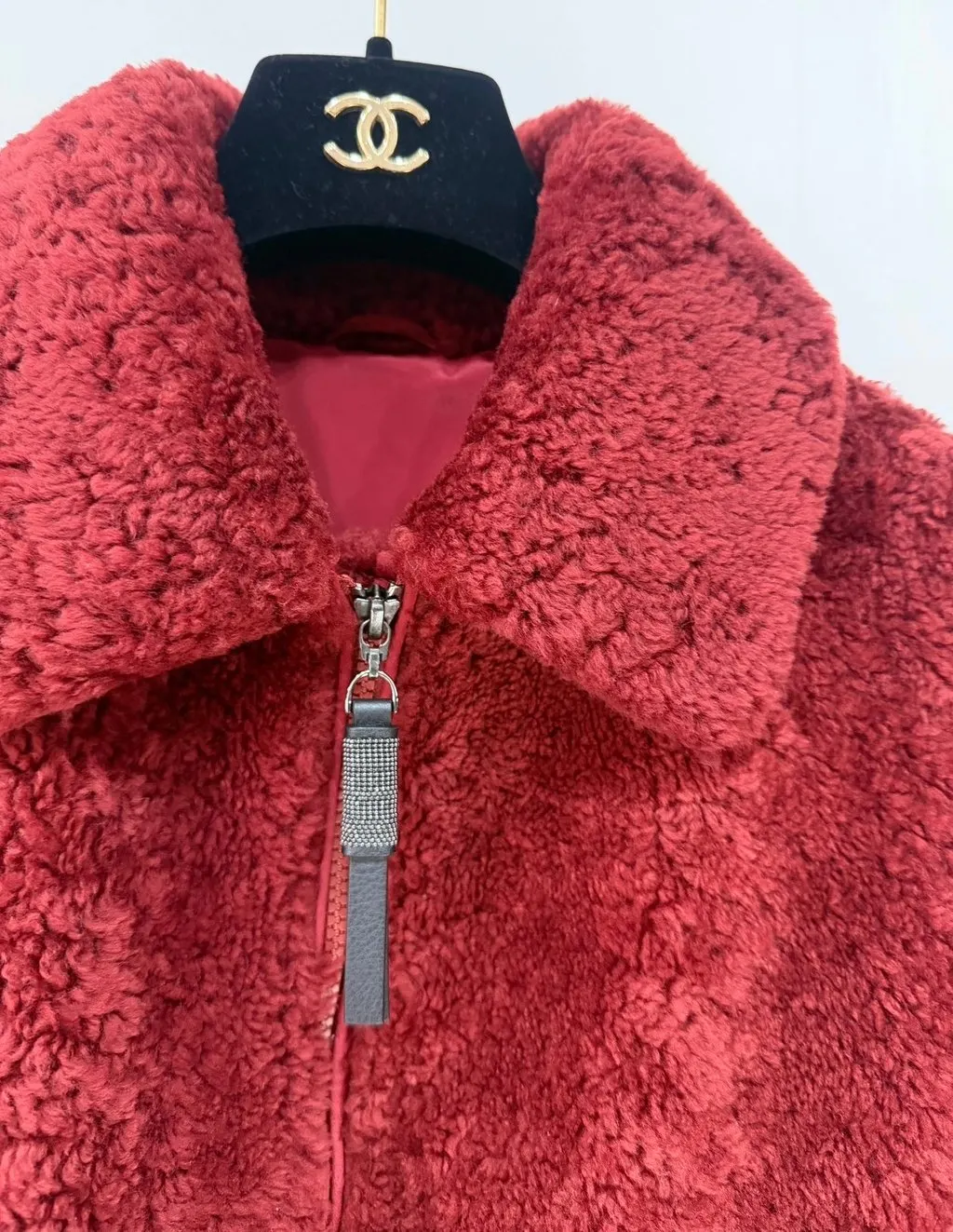 Brunello Cucinelli Red Wool Jacket Red Wool Very good - Back View