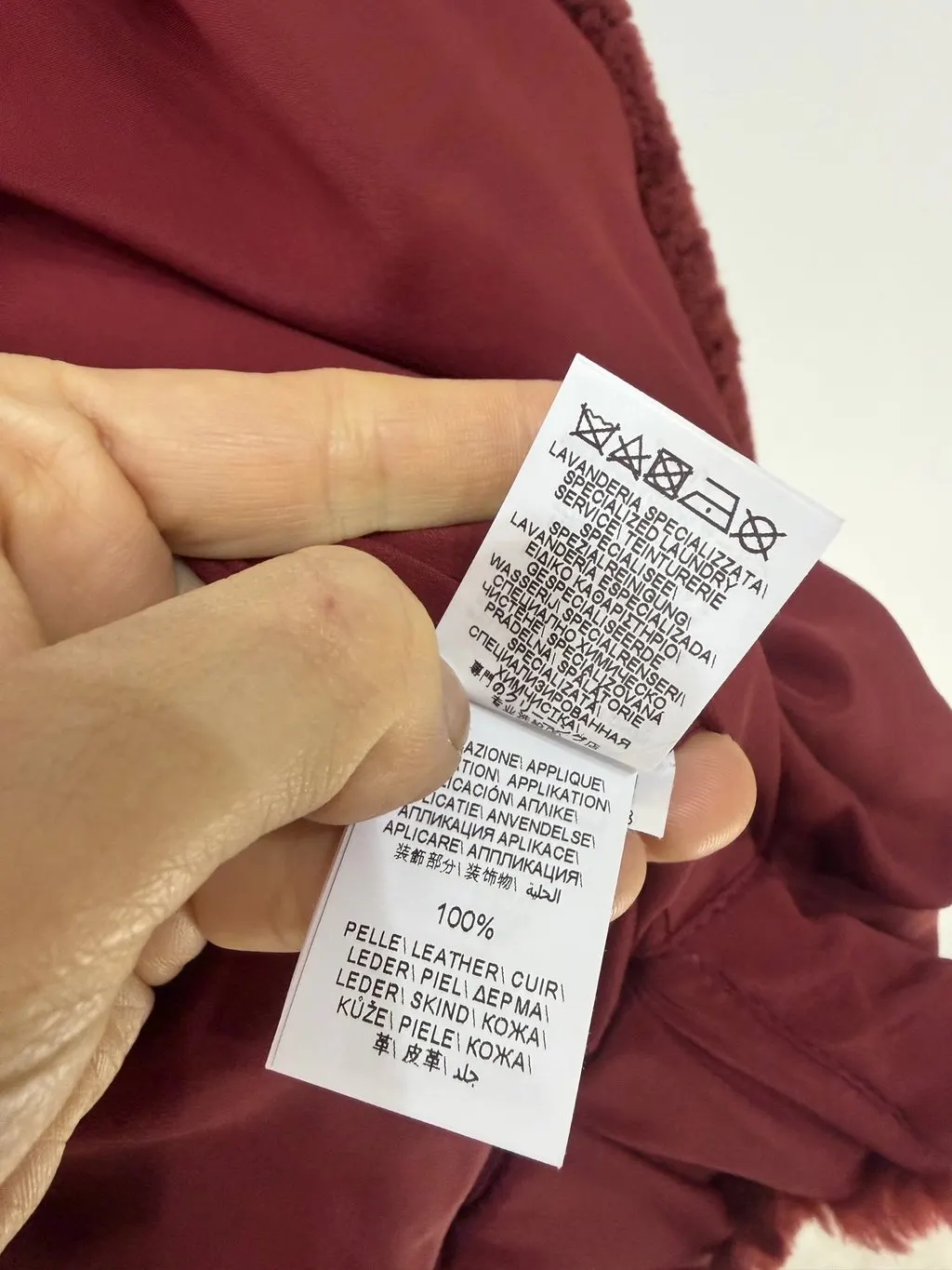 Brunello Cucinelli Red Wool Jacket Red Wool Very good - Box View