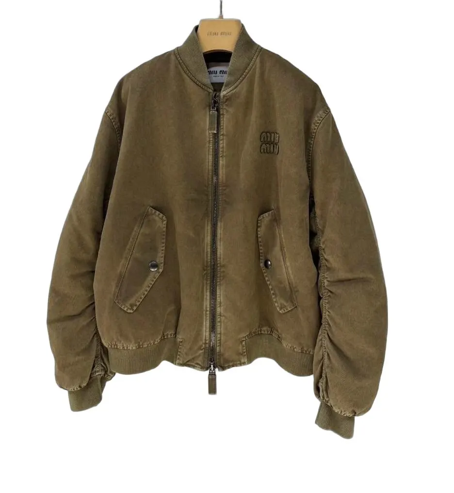 Miu Miu Khaki Cotton Jacket