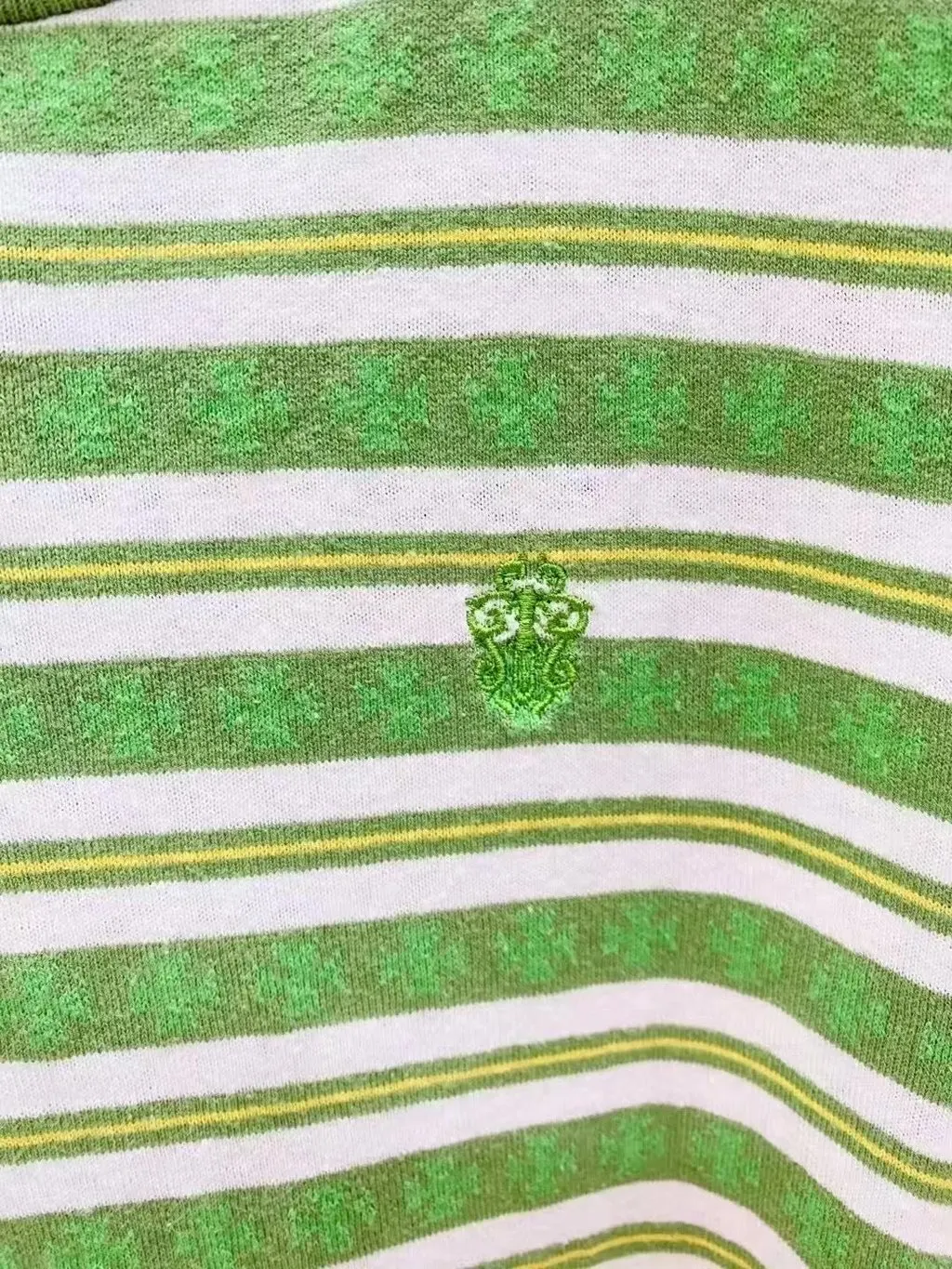 Chrome Hearts Green Cotton Top Green Cotton Very good - Inside View