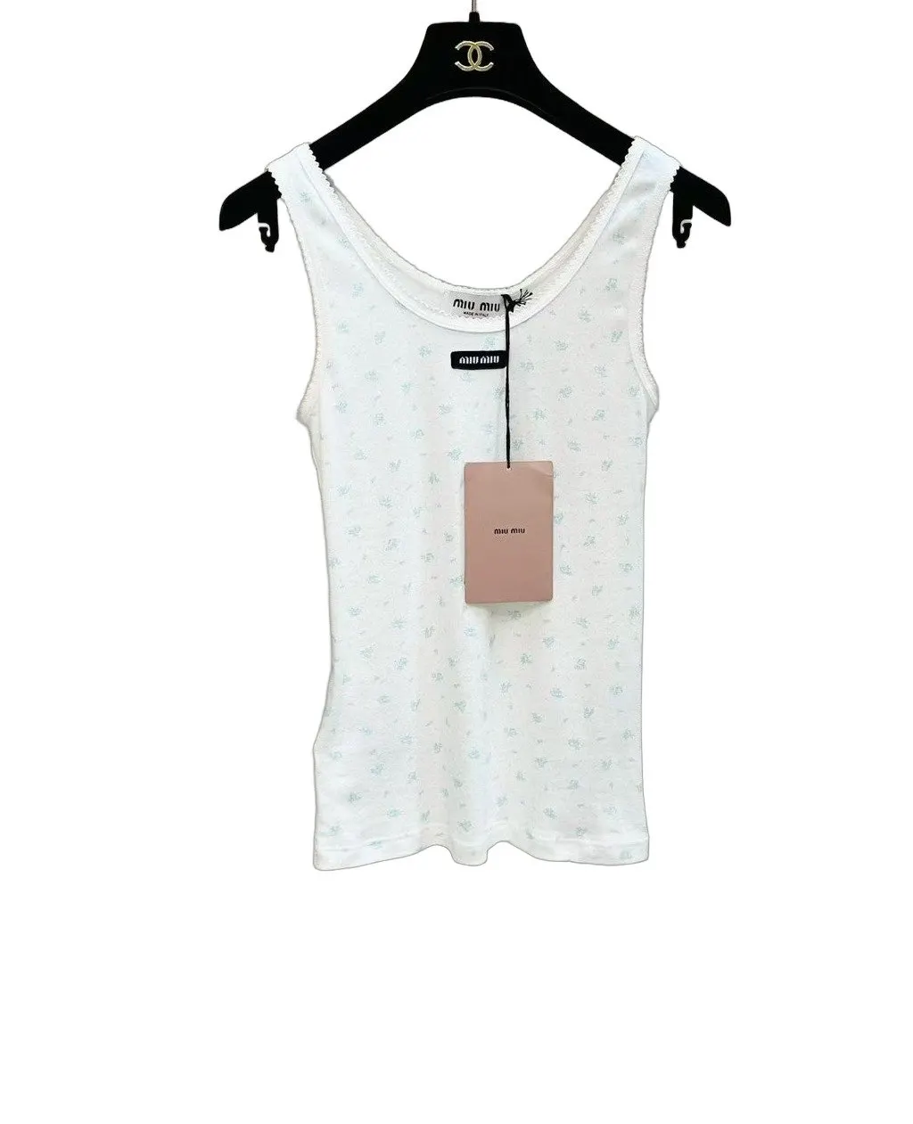 Miu Miu White Cotton Top