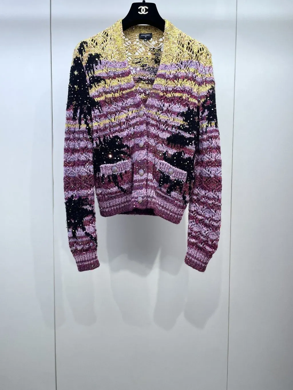 Chanel Polyester Knitwear MultiColor Polyester Very good - Back View