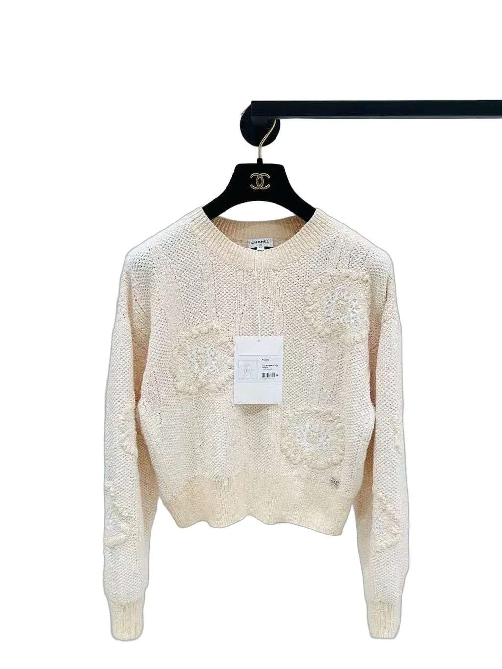 Chanel Beige Cotton Knitwear