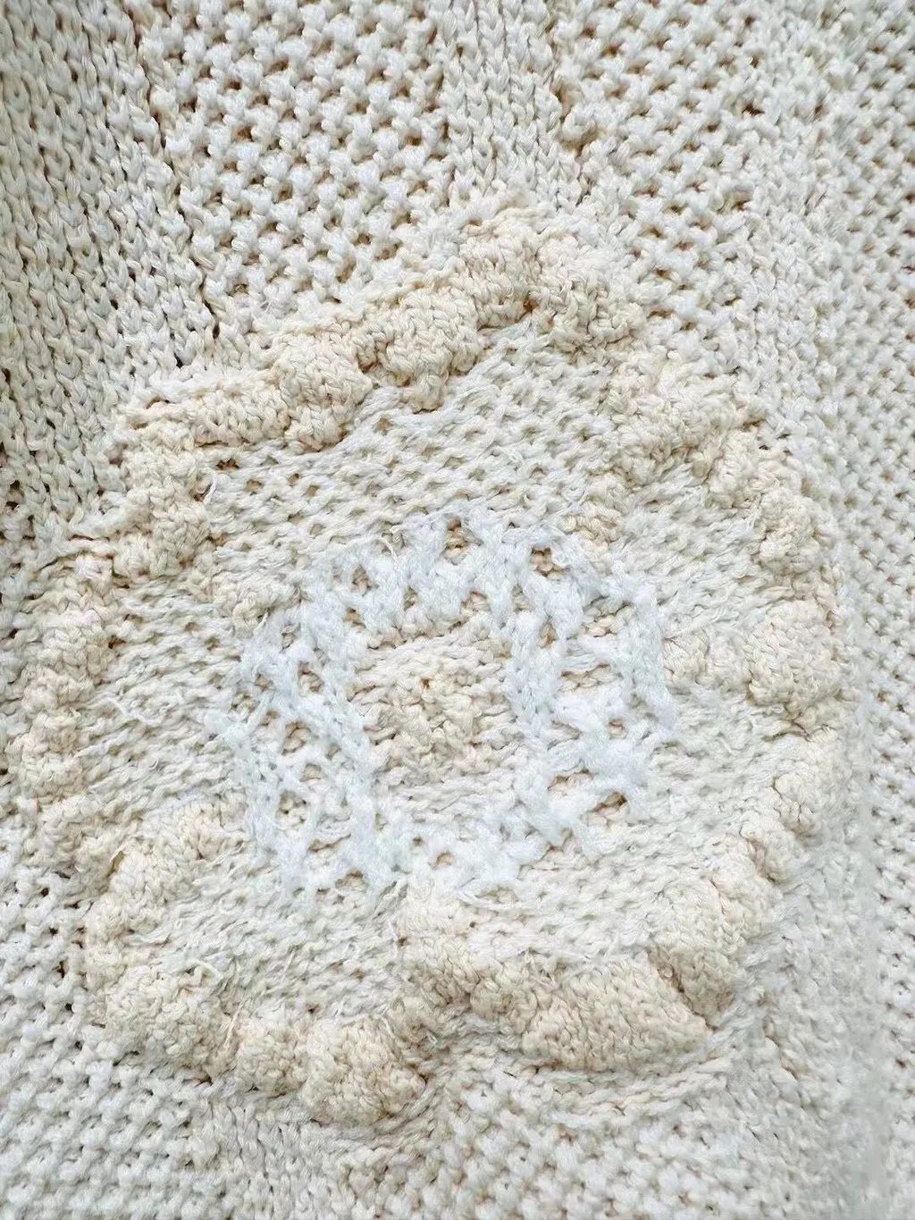Chanel Beige Cotton Knitwear Beige Cotton Never worn - Box View