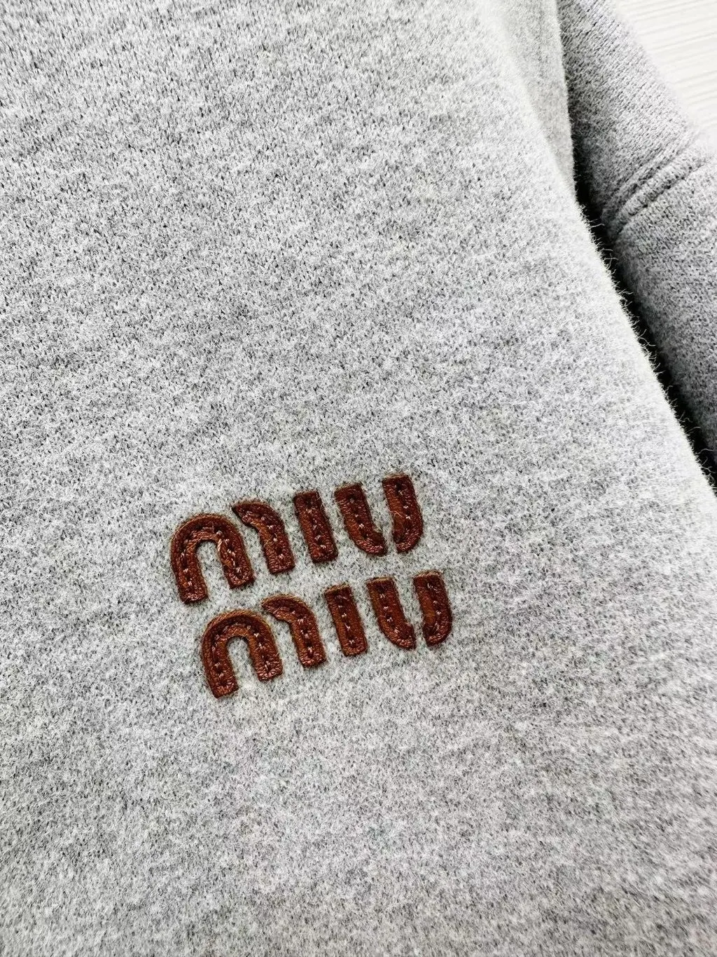 Miu Miu Grey Wool Jacket Grey Wool Never worn, with tag - Inside View