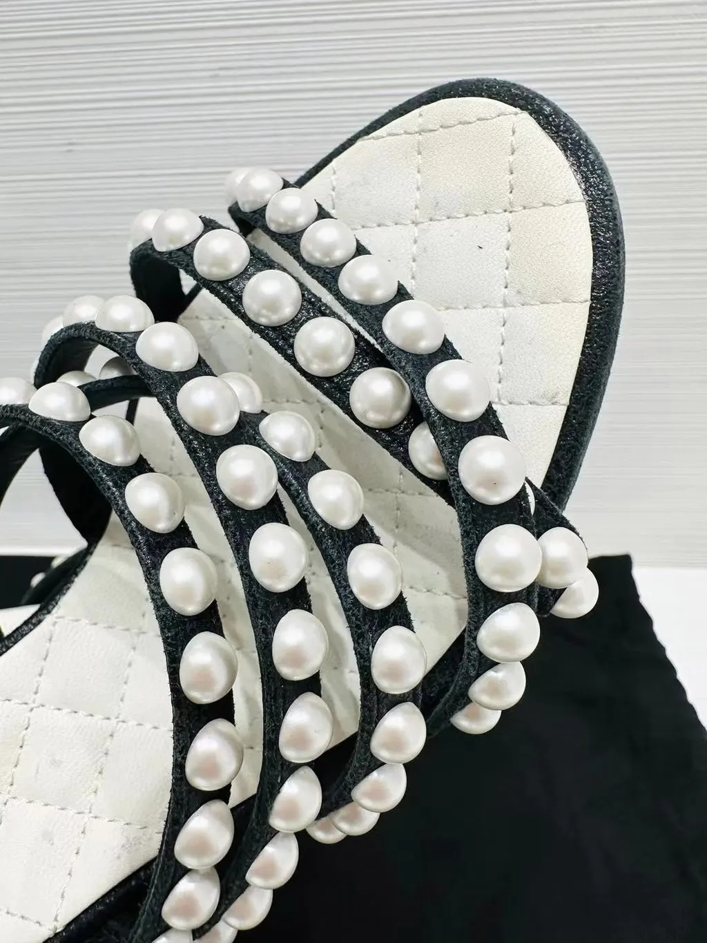 Chanel Leather Sandals MultiColor Leather Very good - Inside View