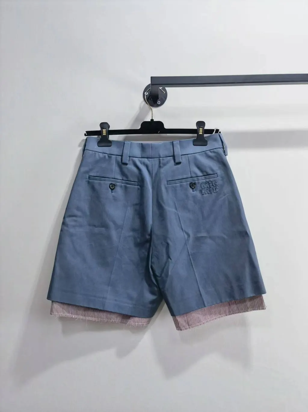 Miu Miu Cotton Shorts MultiColor Cotton Never worn, with tag - Back View