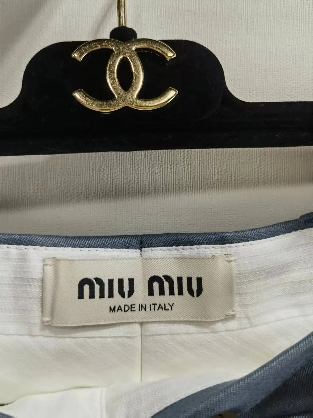 Miu Miu Cotton Shorts MultiColor Cotton Never worn, with tag - Inside View