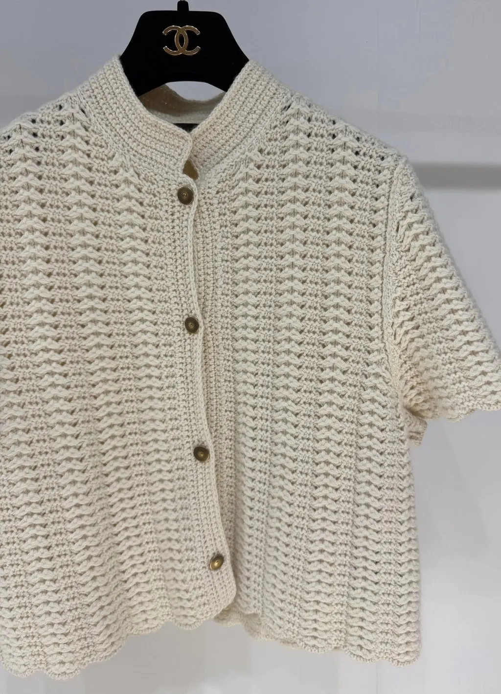 Loro Piana Ecru Cashmere Knitwear Ecru Cashmere Never worn - Back View