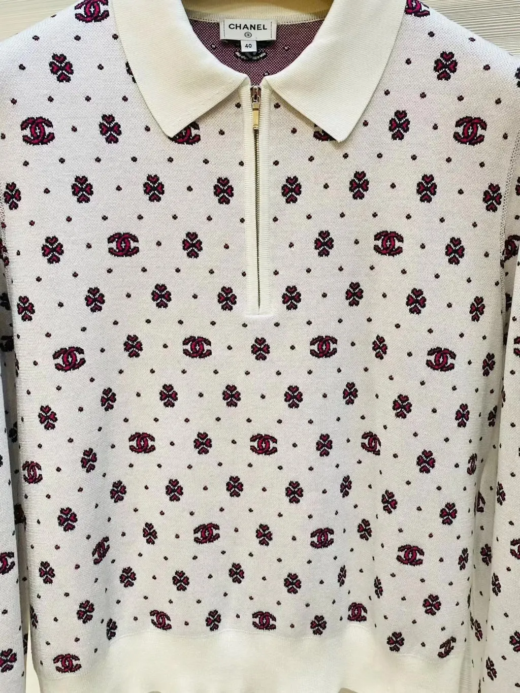 Chanel Silk Knitwear MultiColor Silk Very good - Box View
