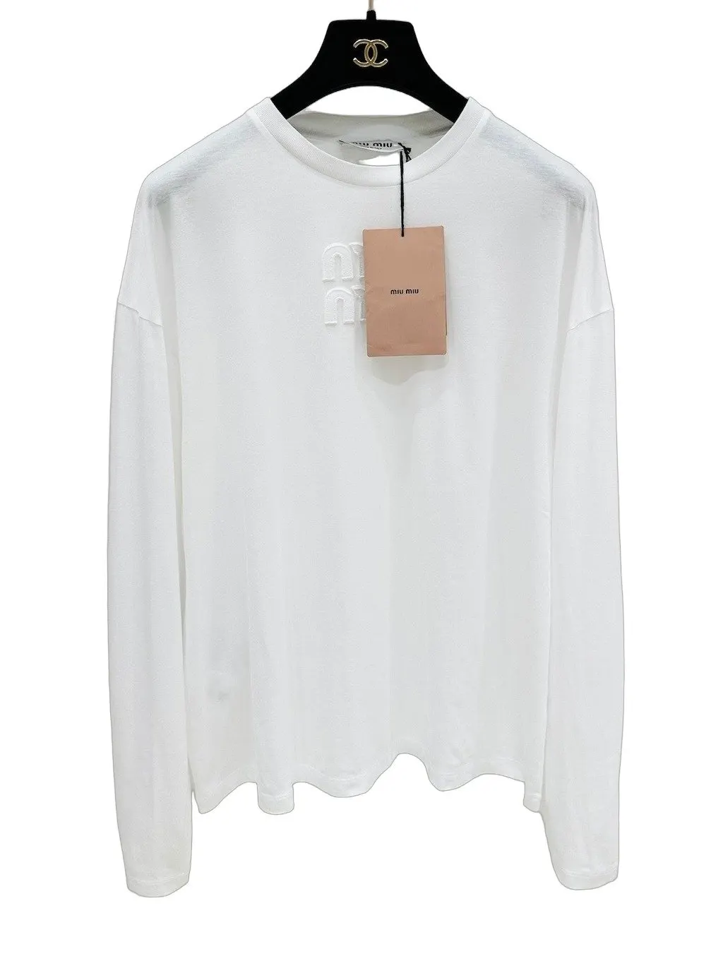 Miu Miu White Cotton Top White Cotton Very good - Front View