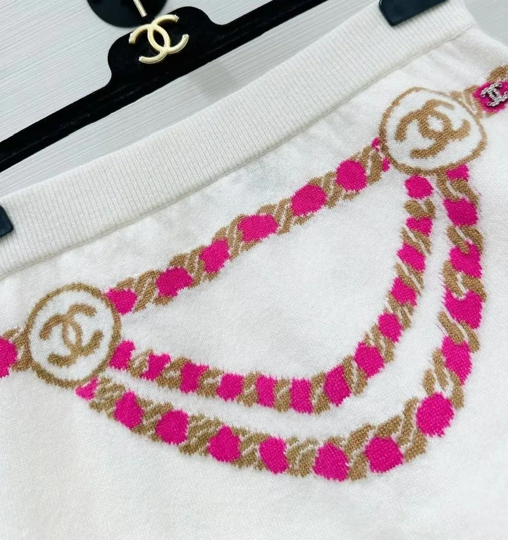Chanel Cashmere Skirt MultiColor Cashmere Very good - Box View