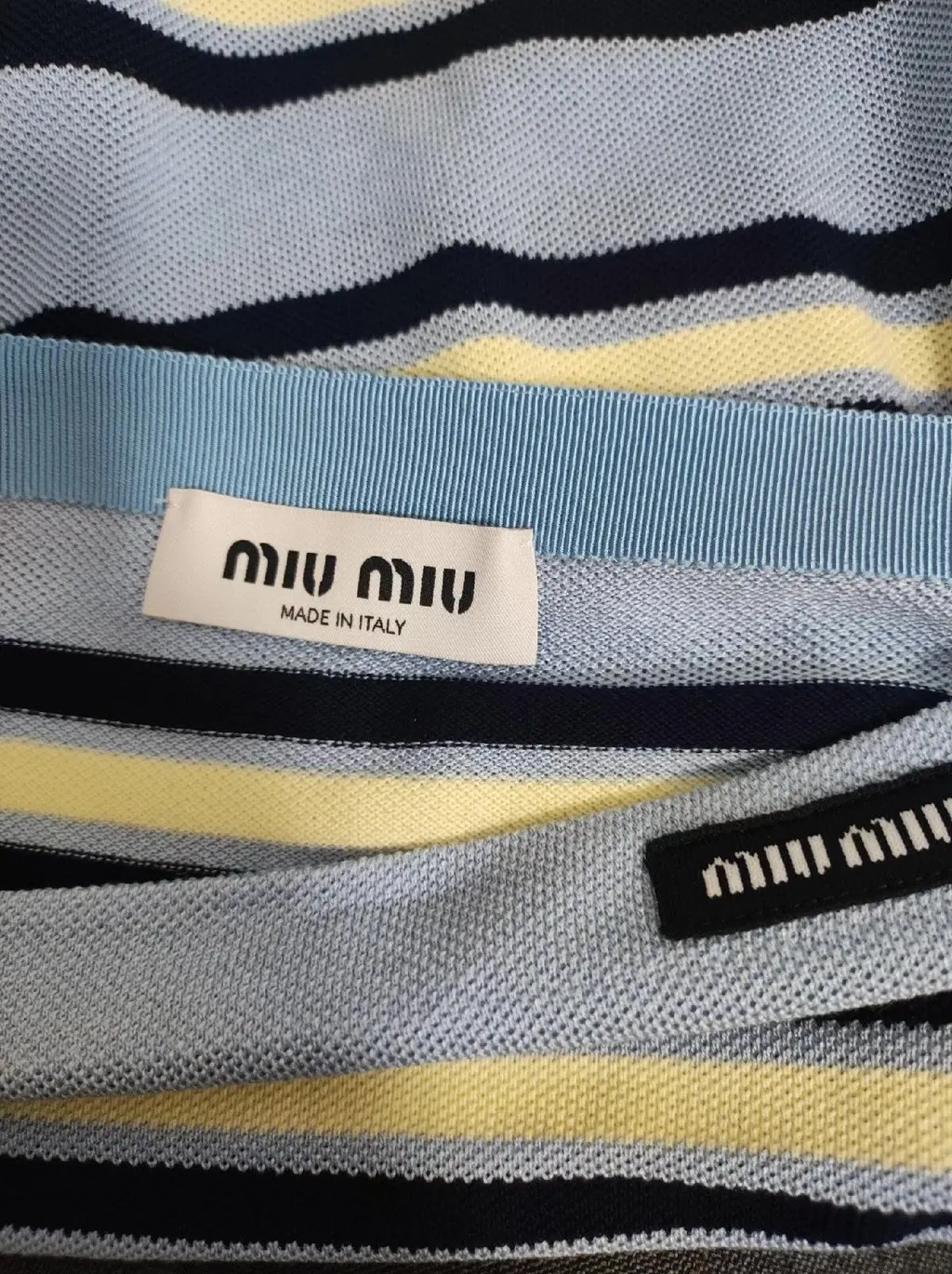 Miu Miu Cotton Skirt MultiColor Cotton Very good - Inside View