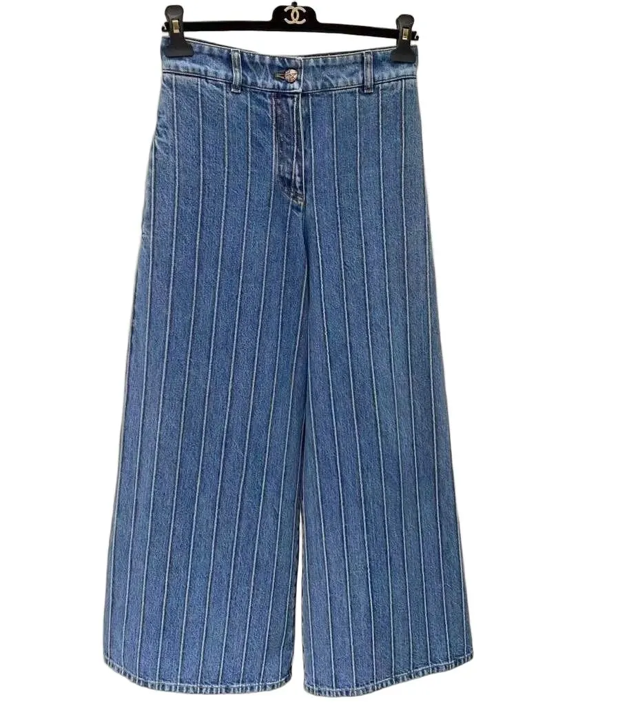 Chanel Blue Denim Jeans