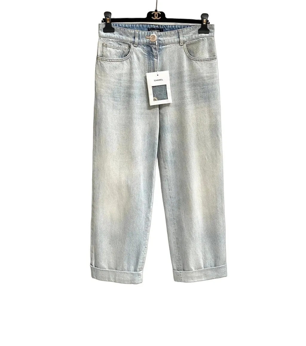 Chanel Blue Denim Jeans