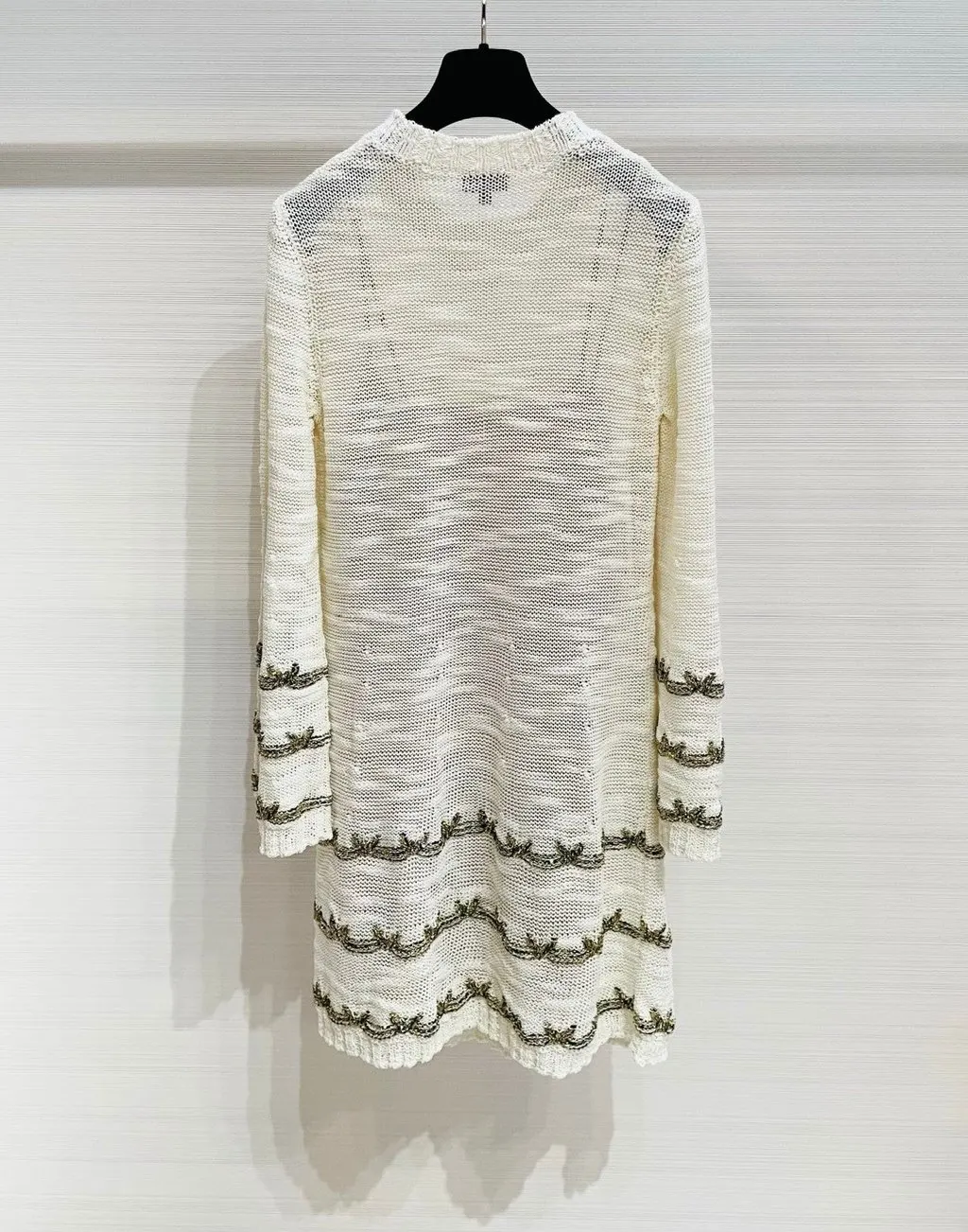 Chanel Tweed Dress MultiColor Tweed Very good - Back View