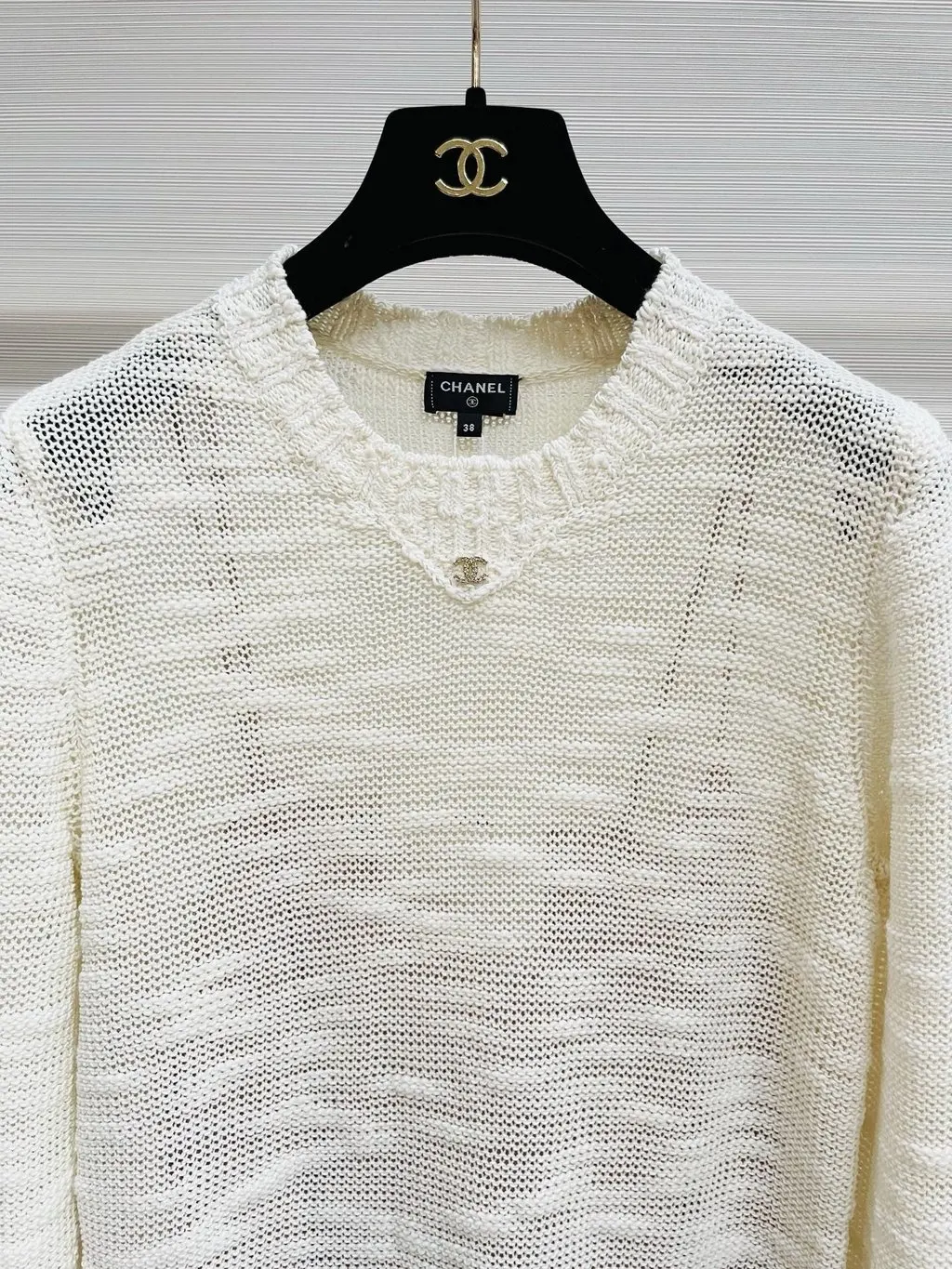 Chanel Tweed Dress MultiColor Tweed Very good - Inside View