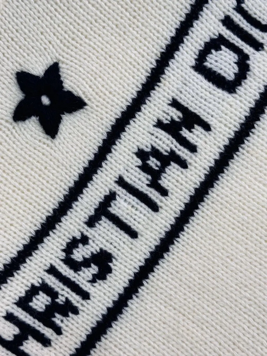 Dior White Cotton Knitwear White Cotton Very good - Back View